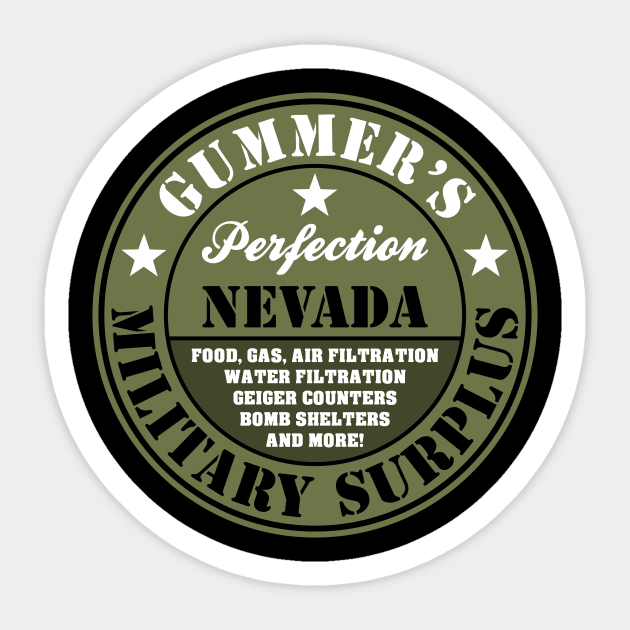 Gummer's Military Surplus Sticker by robotrobotROBOT